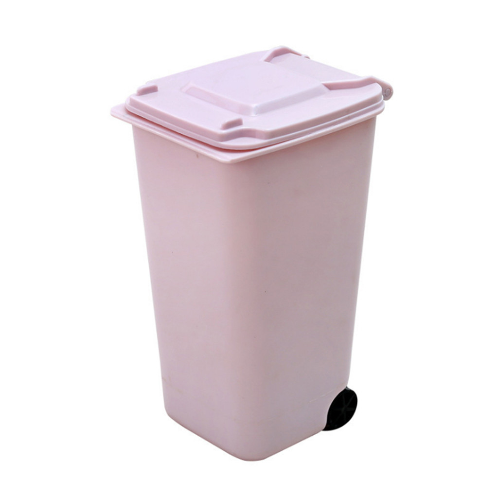 thumbnail image 2 of Papelera de Sobremesa de Plástico Mini Almacenamiento Lápiz Puede Organizador Pluma Limpieza del Hogar y Organizadores, 2 of 2